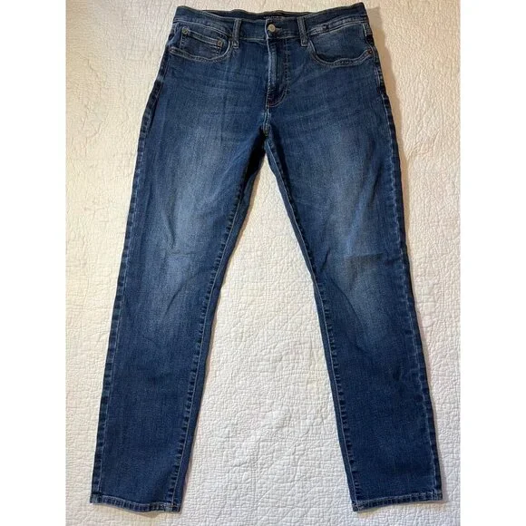 Lucky Brand Mens 412 Slim Fit Jeans W32 L32 Blue Denim - Picture 2 of 9
